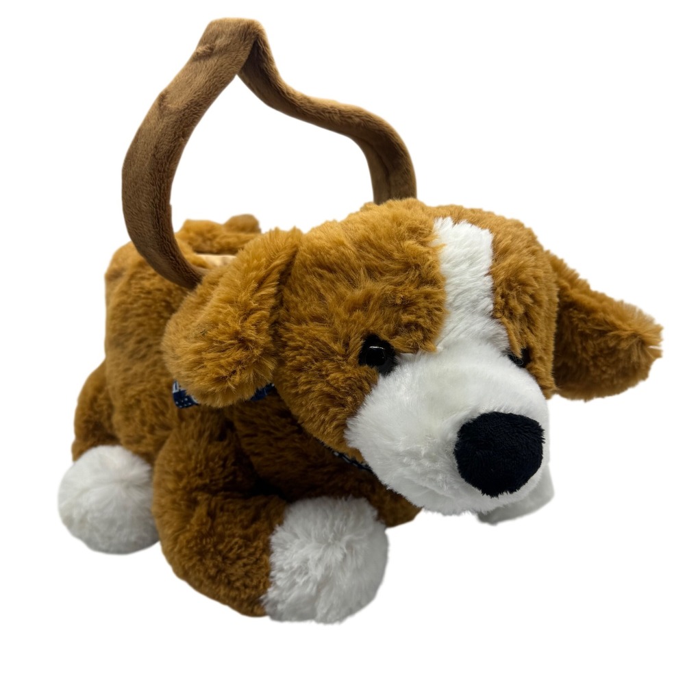 Dan Dee Beagle Plush Puppy Dog Easter Basket Halloween Treat Bag Bandana Animal